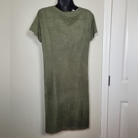 Melissa Paige Boho Faux Suede Dress sz PL - Picture 2 of 8